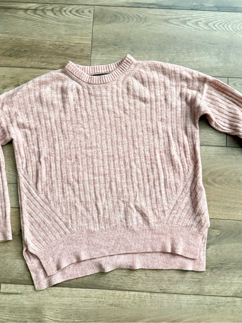 Abercrombie & Fitch Women’s Blush Pink Ribbed Sweater Size Small